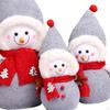 Christmas Decor Snowman Dolls Tabletop Ornaments Family