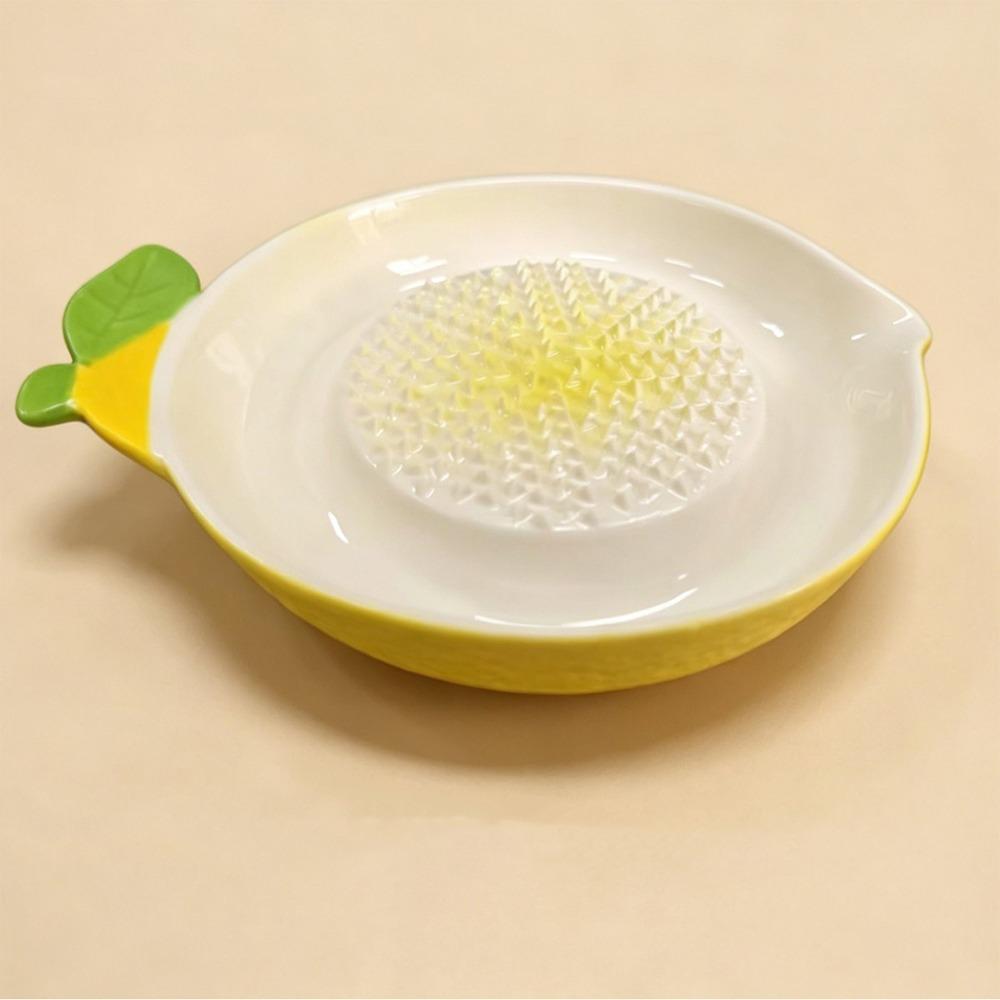 Colorful Glaze Ginger Garlic Grater Raised Teeth Kitchen Puree Grater  Dinner Tableware жёлтый