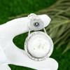 925 Silver Round Solar Moss Opal Gemstone Daughter Birthday Engagement Pendant