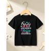 European Size Boys Round Neck Short Sleeved T Shirt Orlando Childrens Family Vacation Souvenir