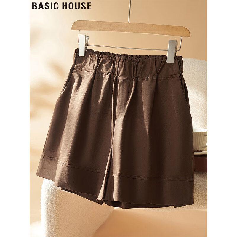 Basic House Women s Casual Wide-Leg Shorts XL
