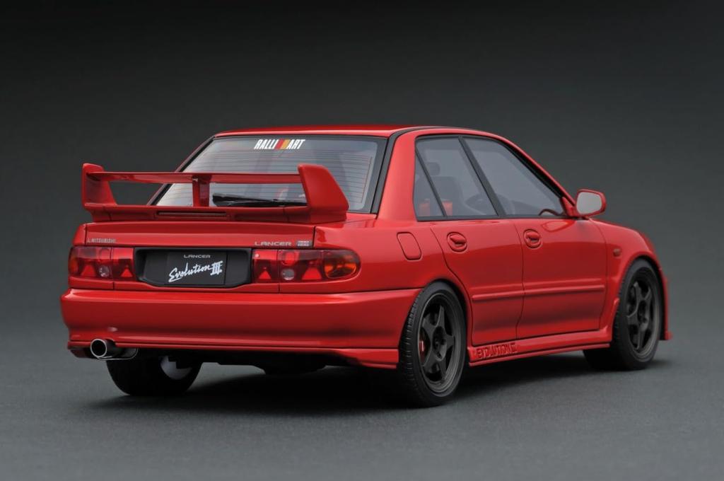 ignition model scale Mitsubishi Lancer Evolution III GSR Red finished product 1/18 (CE9A)