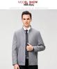 2024 Spring Men's Stand-up Collar Jacket for Middle-aged & Elderly Business Casual 