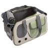 Pet Carrier Bag Brthable Foldable Oxford Cloth Steel Wire Frame Cat Travel Handbag with   Strap for Outdoor