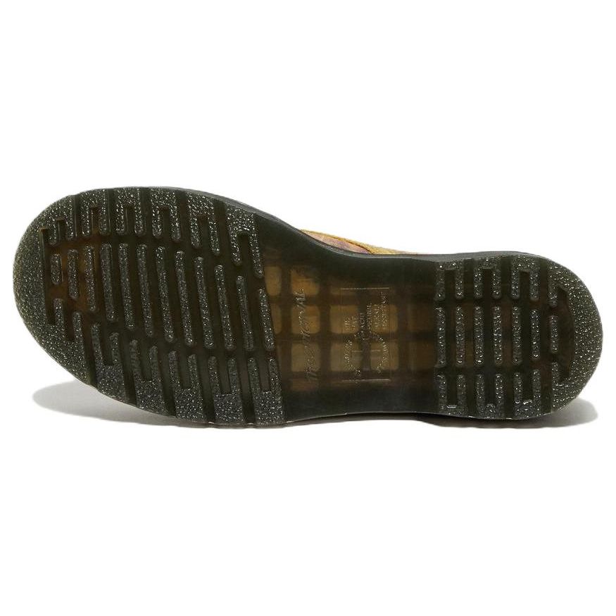 Dr. Martens 1460 Classic Tie-Dye Lace-Up Short Boots Women Boots Yellow 27962745