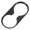 Carbon Fiber Style Cup Holder Cover Trim Car Interior Accessories Replacement for Ford Ranger T6 P375 2015‑2021