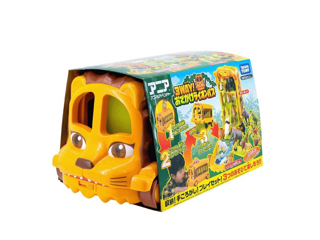 TAKARA TOMY Outing Lion Animal Dinosaur Realistic Moving Figure Toy Ages 3 and up Passes Toy Safety Standards ST Mark Certification ANIA TAKARA TOMY