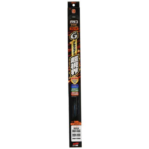 Soft 99 (SOFT99) glaco wiper blade glaco wiper graphite super visibility blade GB-9 automotive wiper length 500mm rubber width 6mm square/U clip super