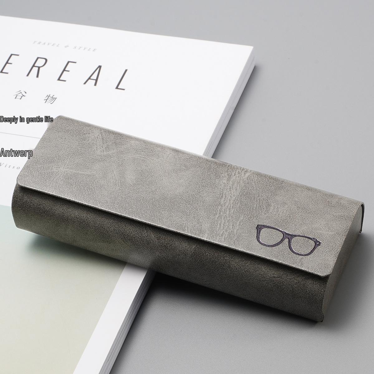 

Трендовий унісекс чохол для окулярів з ПУ шкіри - Висококласна м яка коробка для зберігання