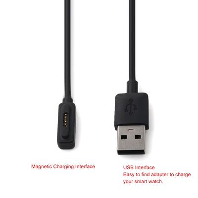 Smartwatch-Ladekabel Datenübertragungskabel für Asus ZenWatch 2. Generation mit USB-Schnittstelle 1 Meter Kabel mit Magnet