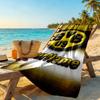Borussia Dortmund Customize Text Beach Towel High Absorbency & Quick-Dry Ideal for Travel Outdoor Swim Pool Yoga Surf Camping Hiking Gym Gift Holiday