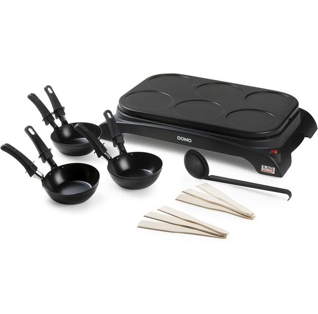 Раклетница Domo DO8710W Family Party-Wok-Set/Pancake-Maker Gourmet-Set