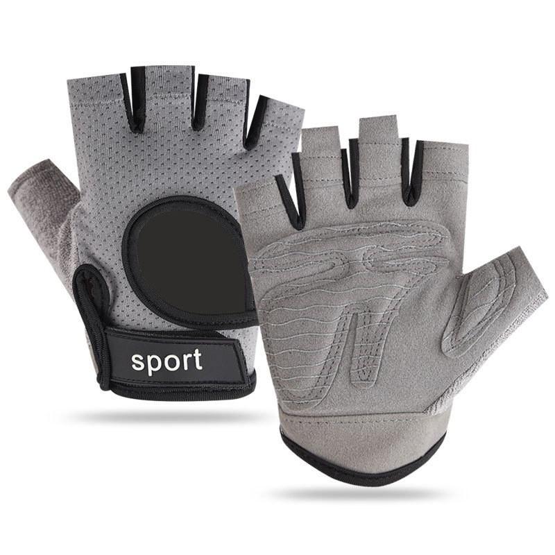 Unisex Half-Finger Gym Gloves Breathable Anti-Slip Wear-Resistant Fitness Cycling Outdoor Training