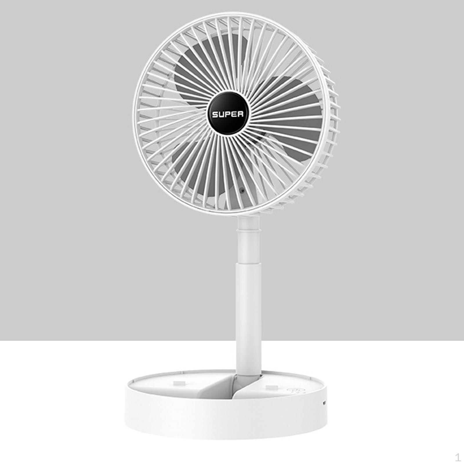 Compact Desk Fan with Adjustable Speeds for Home and Office Use