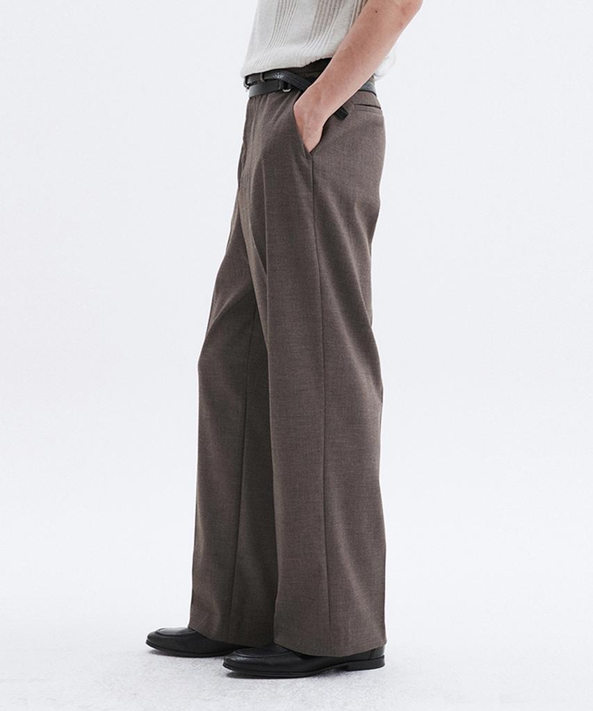 Le Mad Low Belt Loop Trousers - Brown