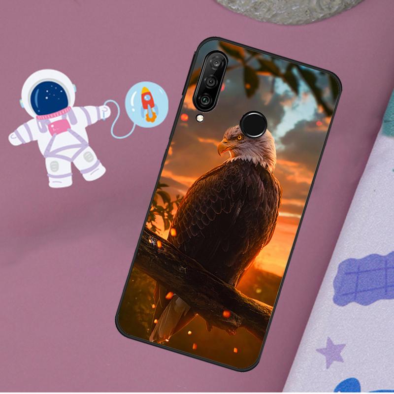 Eagle Hawk Bird Animal For Huawei Nova Y72 Y73 Y60 Y70 Y90 Y61 Y91 7i 8i 11i 12i 12s 9 10 SE P20 P30 P40 Lite Case