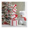3ft Christmas 80 LED Lighted Gift Box Tower Pre-lit Stacked Xmas Present Boxes
