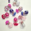 10 stykker 16 mm Tiny Star Glass Ball Charms Pendant DIY Craft rosa