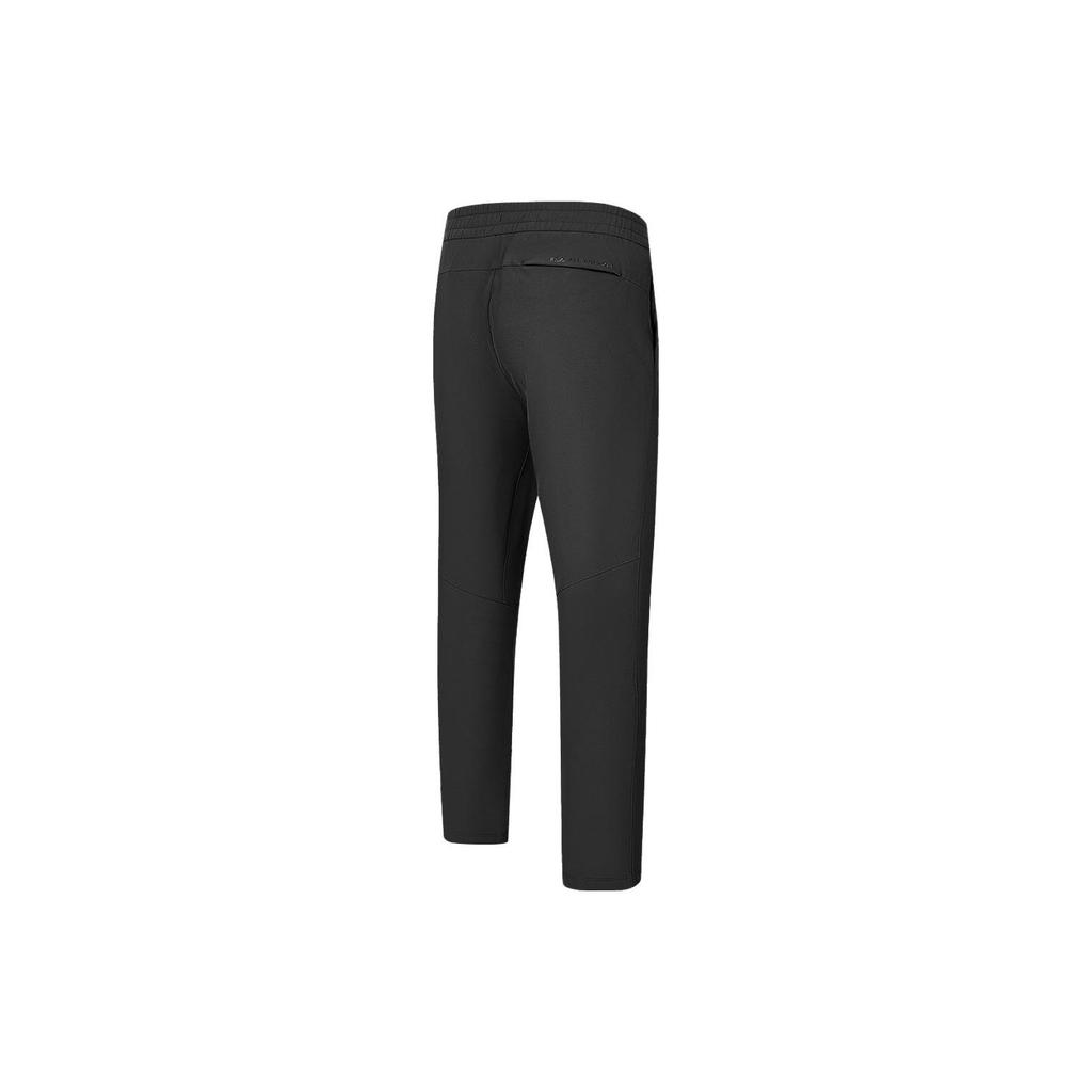 FILA Solid Color Straight Leg Casual Woven Knitted Sports Pants Men pants Black A11M411805FBK