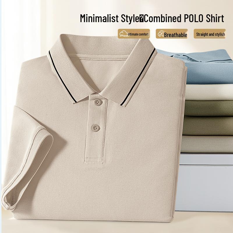 JEEP SPIRIT Men's Casual Breathable Polo T-Shirt