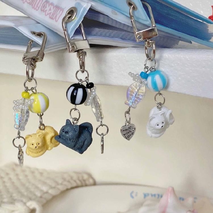 Practical Cat Embracing Plush Hanging Decoration Stylish Keychain Charm Pendant For Everyday Daily Use Casual Wear