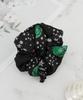 Maia Milky Way Star Jacquard Hair Scrunchie-Green