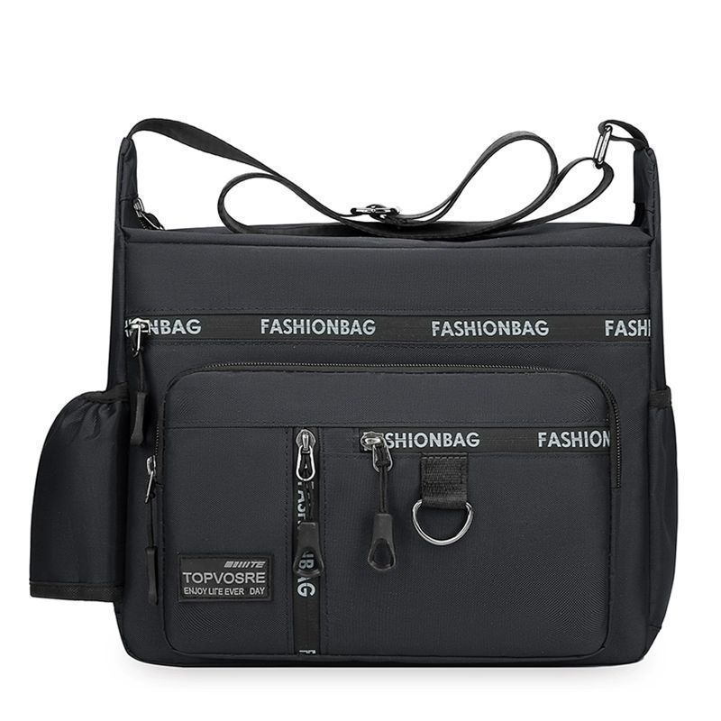 Men Casual Large Capacity Messenger Bag With Oxford Fabric For Business Travel