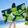 Funnyt D-Duolingo Microfiber Printed Beach Towel Mountain Climbing Yoga Beach Swimming Running Absorbent Soft Towel