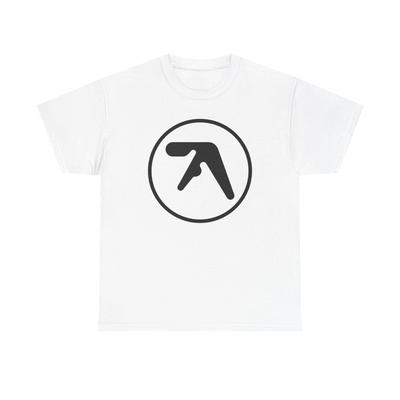 Maglietta di Alta Qualità con Logo Ufficiale Aphex Twin Colore Nero/Bianco