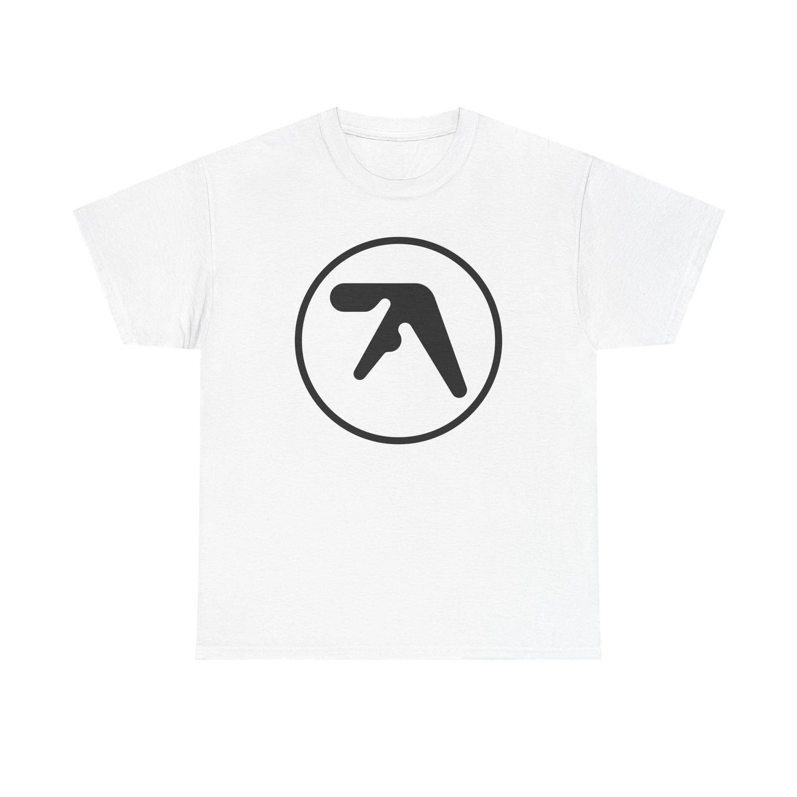 Aphex Twin Official Logo Black/White Color High Quality Tee-Tshirt 3XL