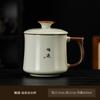 Ru Kiln Teacup Personal Large-capacity Teacup with Lid Home Office Teacup Souvenir Business Gift