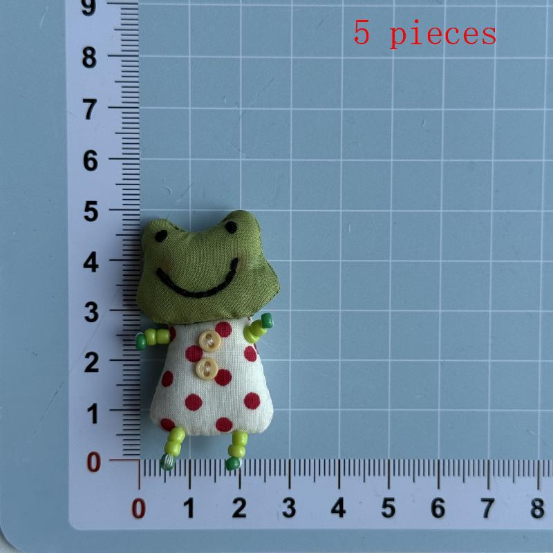 

5Pcs Cute DIY Handmade Beaded Little Pig Frog And Little Cat Ornaments Creative Children s Clothing Shoes Socks Accessories