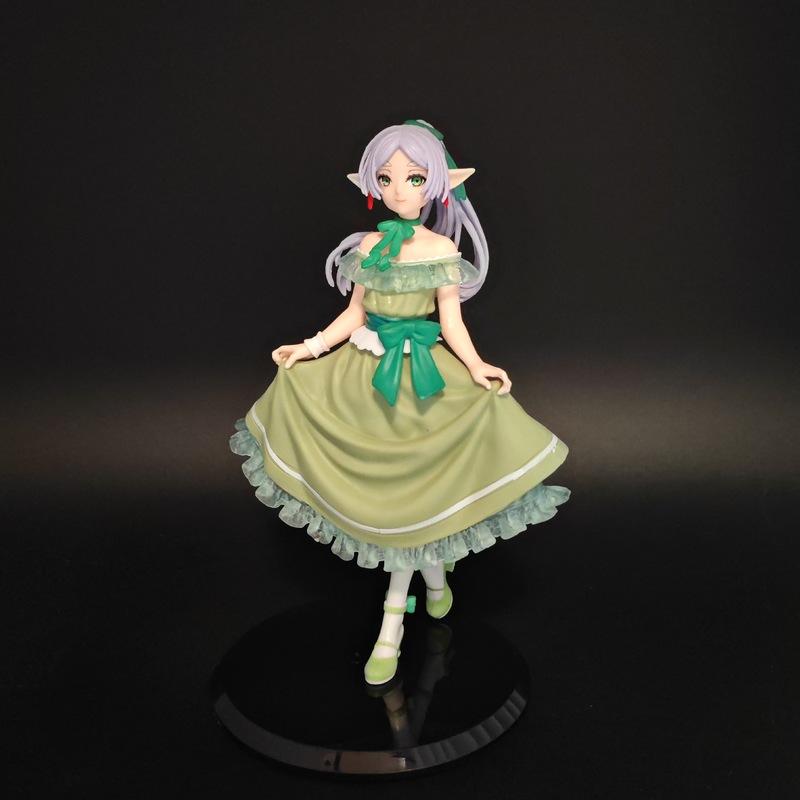 Frieren Anime Pvc Figure Frieren Beyond Journey'S End Elf Girl Formal Dress Collectible Statue Desktop Decor Gift For Anime Fans