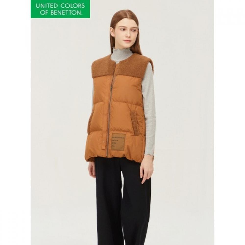 

Benetton Dumble Color Long Duck Down Vest Jumper Bapdg7361 BR/42