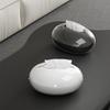 Desktop Oval Tissue Box Home Office Bathroom Organizer Premium Workstation Paper Dispenser Living Room Decor Tissue Case