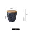 Retro Style Ceramic Spice Jars with Underglaze Painting, Household Kitchen Storage Containers for Spices and Seasonings