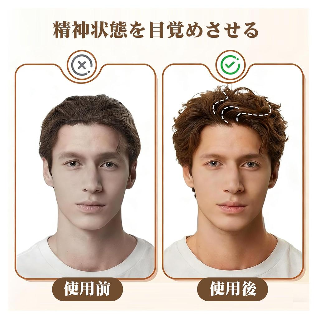 2026 New Model Hairbrush Texture Comb Bangs Lift Clip Root Volume Up Shadow Perm Styling Natural Lift Hair Set Men's (Gray) [Used]