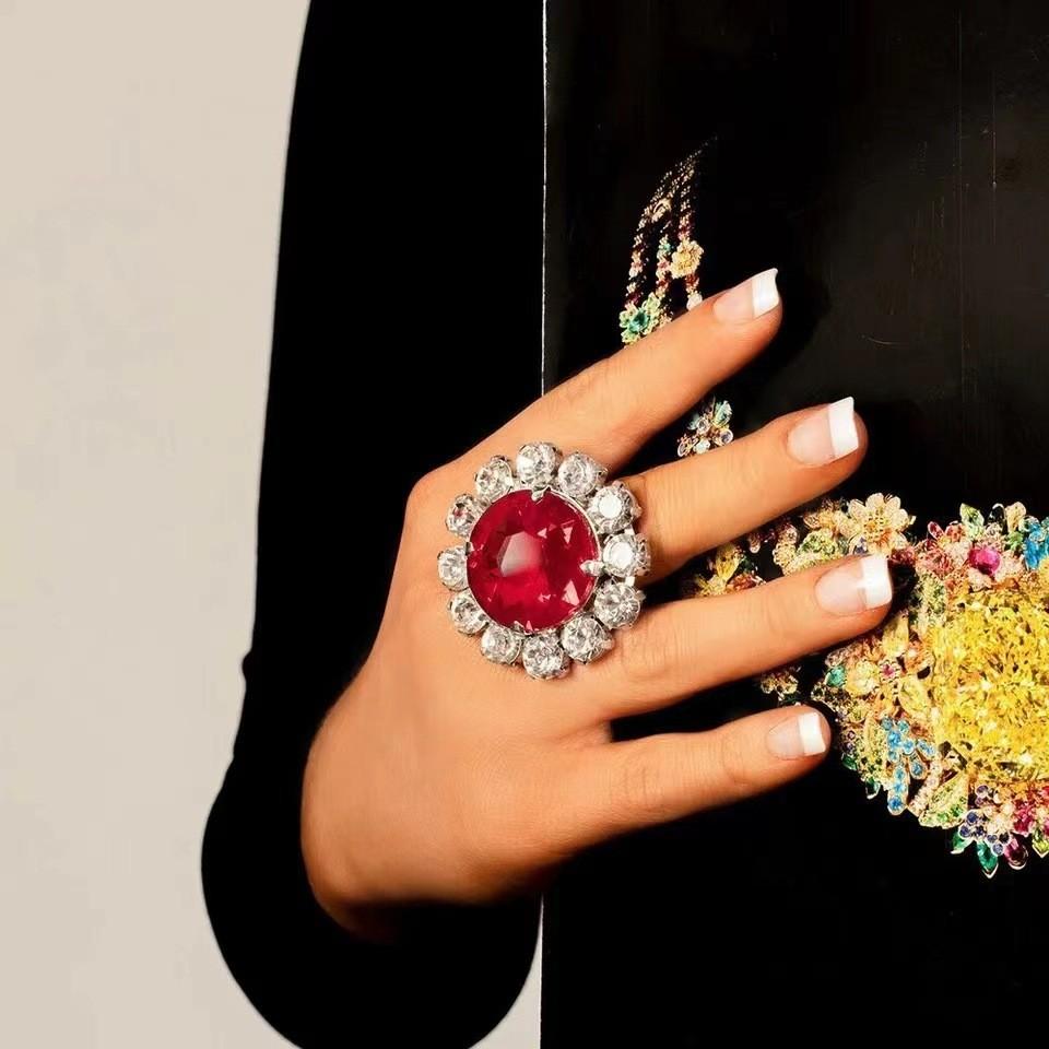 Elegante Anello Circolare Aperto con Diamanti d'Acqua per Donna con Placcatura Elettrica in Diversi Colori