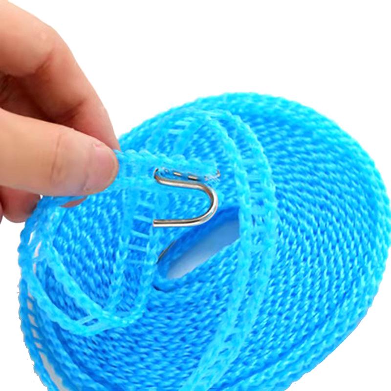 5/10M Portable Clotheslines Windproof Fence-Type Clothesline For Outdoor Indoor Home Travel Drying Rack Clothesline