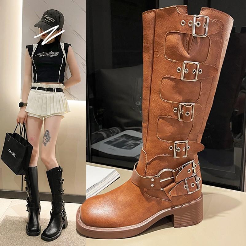 

Британские винтажные западные сапоги новой моды