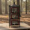 Mesh Drying Rack with Zipper Lightweight Foldable Hanging Net Multi-Purpose