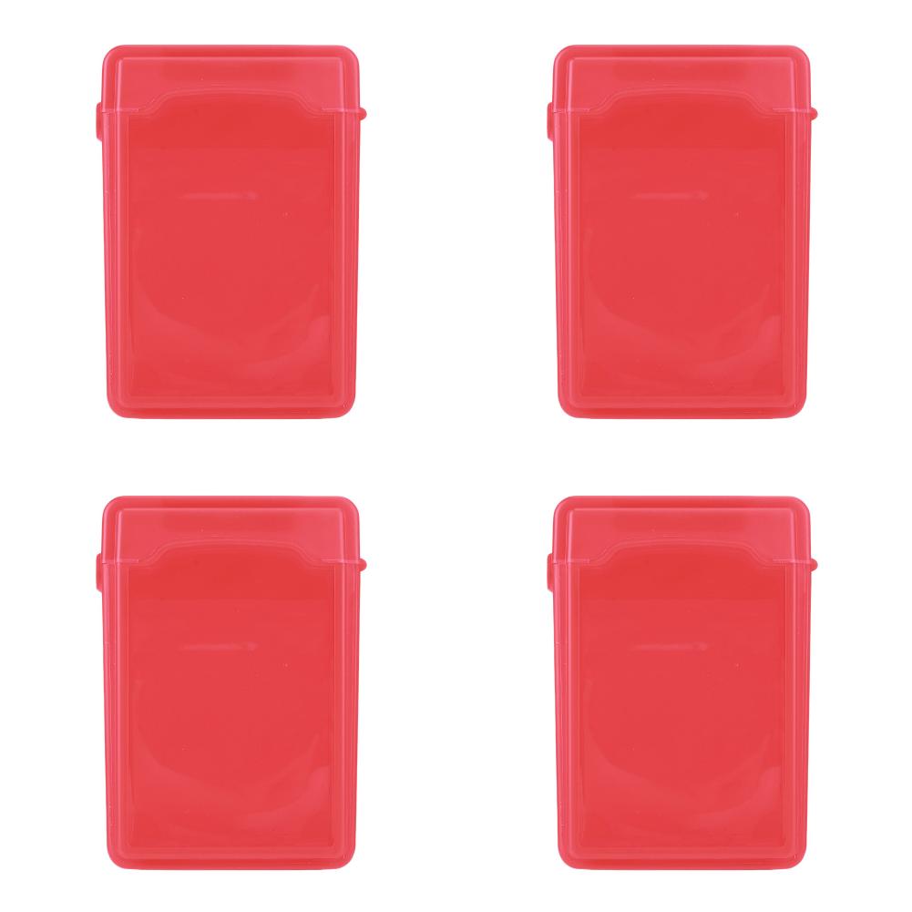 Caixa de Armazenamento para Disco Rígido IDE SATA de 3,5 Polegadas Capa de Plástico à Prova de Choque para Disco Rígido Externo Caixa de Armazenamento Multicolorida