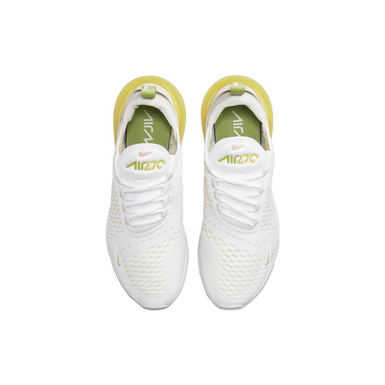 New Nike Air Max 270 White Yellow Strike Women's DV2184-100