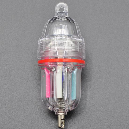 LED Fish Attractor Light, Submersible Waterproof Fish Luring Lamp, Underwater Flashing Fish Attracting Light, Sea Fishing Accessories