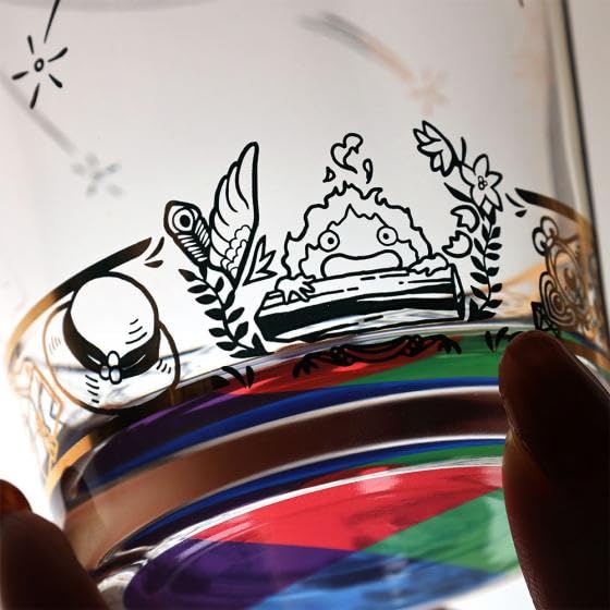 Studio Ghibli Moving Castle Overlapping Benelic Magic Color Disc Design Glass - Howl's - Encounters,