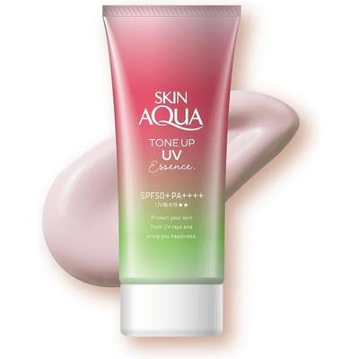 Skin Aqua Tone-Up UV Essence Happiness Aura 80g Waterproof Sunscreen