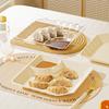 Gericht Transparent Knödelplatte Mit Essigschalen Essigschalen Sushi Frühstück Trockenfrüchte Snack Spuckschale