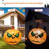 Halloween Pumpkin Inflatable Decor 4 Ft Scary Outdoor Decoration Ornament for Malls