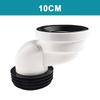 WC Connection Nozzle Connection Toilet Pipe Nozzle Drain Straight Eccentric Offset 2cm/5cm/10cm Adjustment 1-3cm/4-6 Cm/9-10cm
