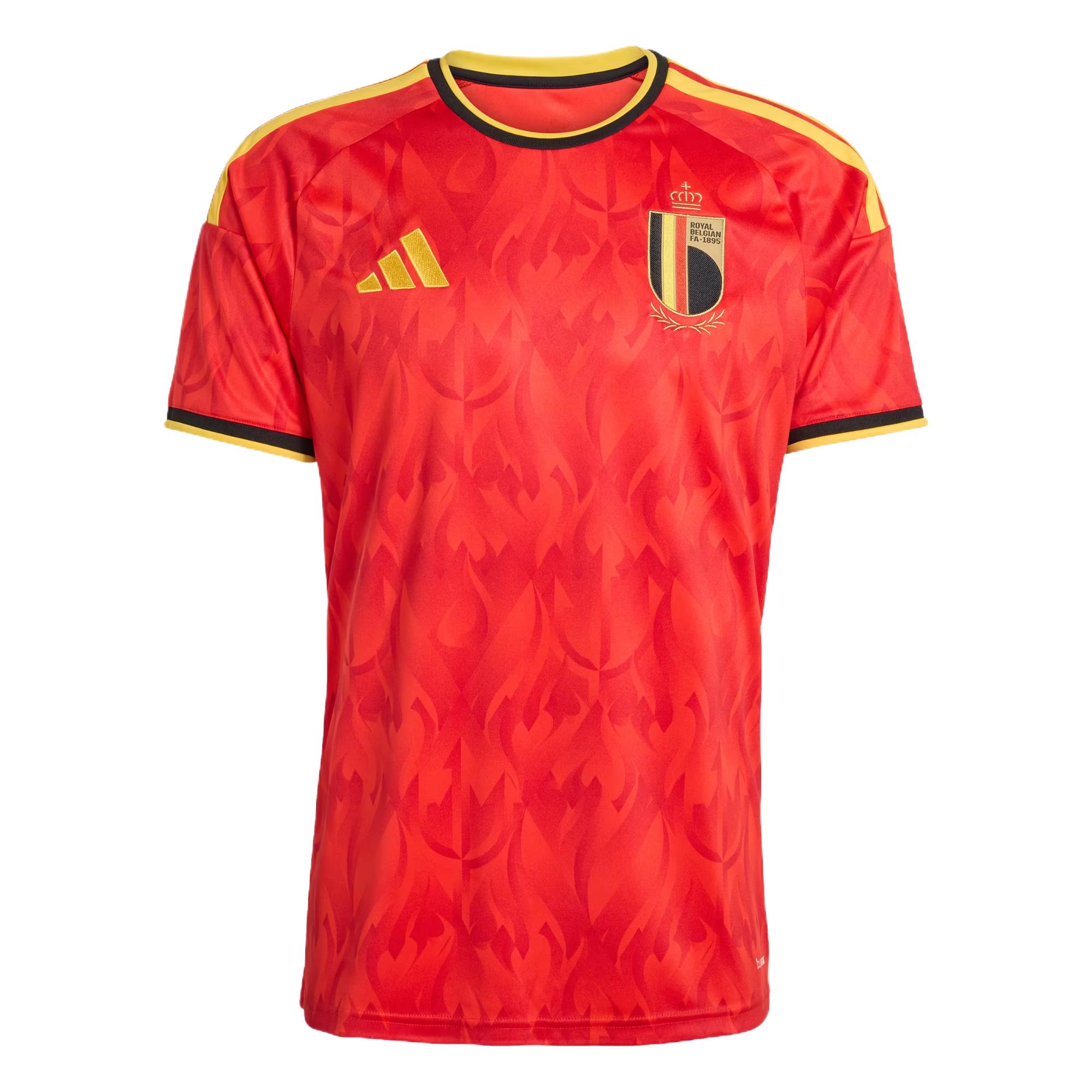 Adidas Free Shipping With AdiClub Belgium 26 Home Jersey JM8381 L